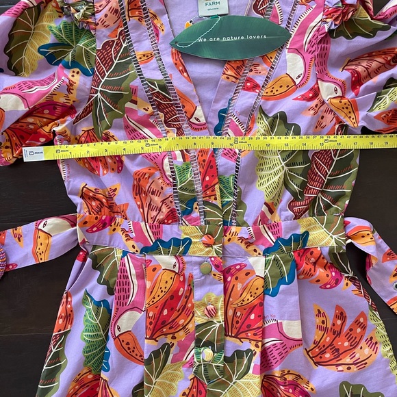 NWT FARM Rio Belted Romper Size M - Picture 15 of 17